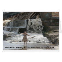 EPITOME OF FOOLISHNESS POSTER GREETING CARDS
