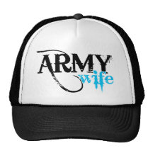Épouse bleu-clair d'armée casquette