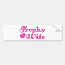 Épouse de trophée adhésif pour voiture