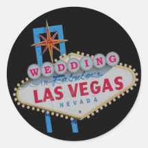 ÉPOUSER dans l'autocollant fabuleux de Las Vegas