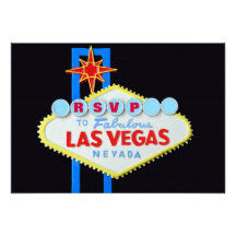 Épouser de Las Vegas de réponse d'invité de récept Bristol Personnalisé
