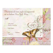Épouser floral de fleurs de tulipe rose de pivoine invitations
