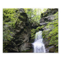 Épreuve photographique de cascade des automnes 10x