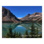 Épreuve photographique de lac bow
