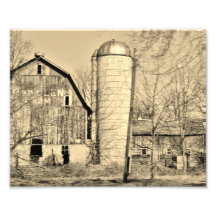 Épreuve photographique noire et blanche de la gran