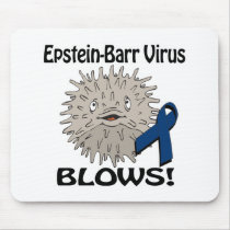 Epstein-Barr Virus Blows Awareness Design Mousepad