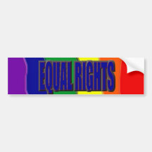 Equal Rights Bumper Sticker