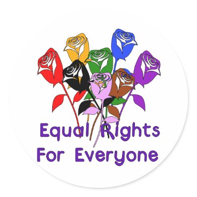 Equal Rights Sticker by orsobear