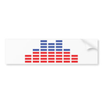 equaliser icon bumper sticker