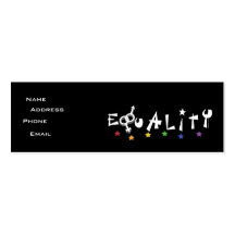 Equality Stars Profile Card Business Card Templates