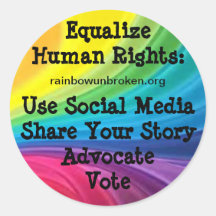 Equalize Human Rights Sticker