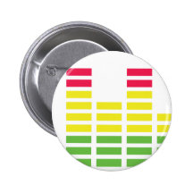 Equalizer Audio Sound Pinback Buttons