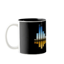 Equalizer - Blue/Gold Coffee Mugs