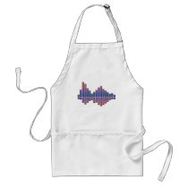 Equalizer - Blue/Purple Apron