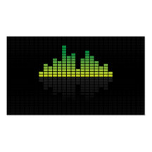 Equalizer - Green Business Cards