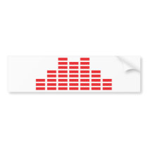 equalizer icon bumper sticker