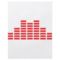 equalizer icon flyer design