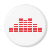 equalizer icon fridge magnets