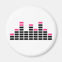 Equalizer mixing console refrigerator magnets