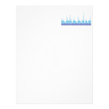Equalizer music letterhead design