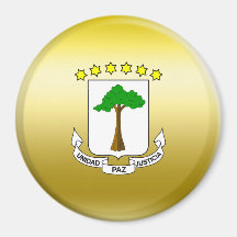 Equatorial Guinea Coat of Arms Magnets