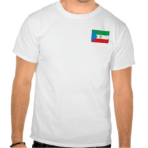 Equatorial Guinea Flag and Map T-Shirt