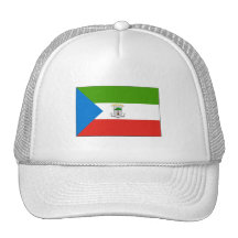 Equatorial Guinea FLAG International Mesh Hat