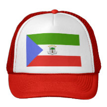 Equatorial Guinea Flag Mesh Hats