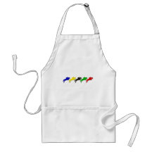Equestrian dressage and show jumping horse apron