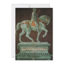 Equestrian Monument to Sir John Hawkwood, Uccello Personalized Invite