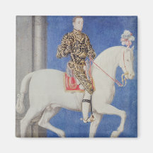Equestrian Portrait Dauphin Henri II Magnet