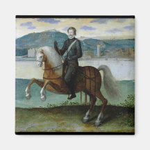 Equestrian Portrait of Henri IV  King of Fridge Magnet