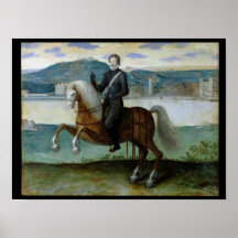 Equestrian Portrait of Henri IV  King of Print