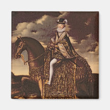 Equestrian Portrait of Henri IV Refrigerator Magnet