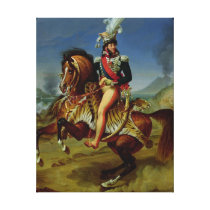 Equestrian Portrait of Joachim Murat  1812 canvas prints