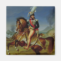 Equestrian Portrait of Joachim Murat  1812 Magnets