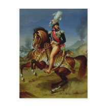 Equestrian Portrait of Joachim Murat  1812 Postcard
