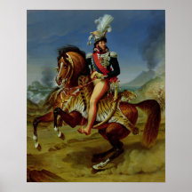 Equestrian Portrait of Joachim Murat  1812 Posters