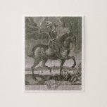 Equestrian Portrait of Oliver Cromwell (1599-1658) Puzzles