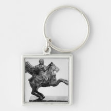 Equestrian statuette of Alexander the Great Keychain