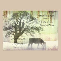 Equestrian Wedding Invitation invitations