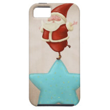 Equilibrist Santa Claus iPhone 5 Cases