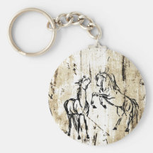 Equine Art Keychains