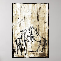 Equine Art Poster