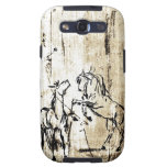 Equine Art Rearing Horses Galaxy S3 Cover
