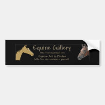 Equine Gallery Bumper Sticker