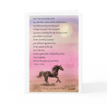 Equine Sympathy Card