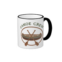 Équipage de canoë tasses
