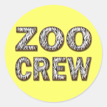 ÉQUIPAGE DE ZOO ADHÉSIFS