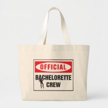 Équipage officiel de bachelorette sacs en toile